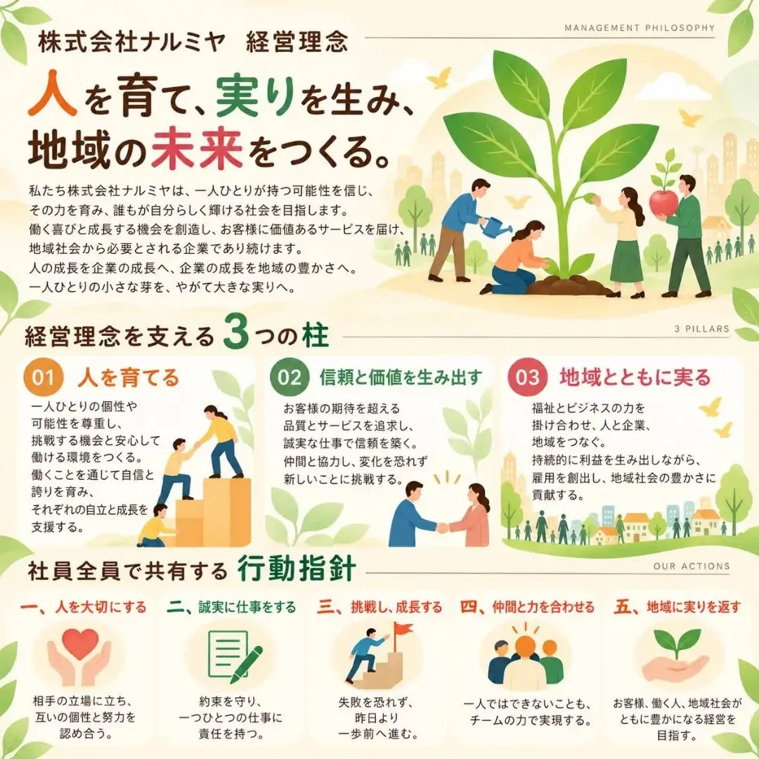 🌱 私たちが大切にしていること